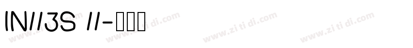 in113s 11字体转换